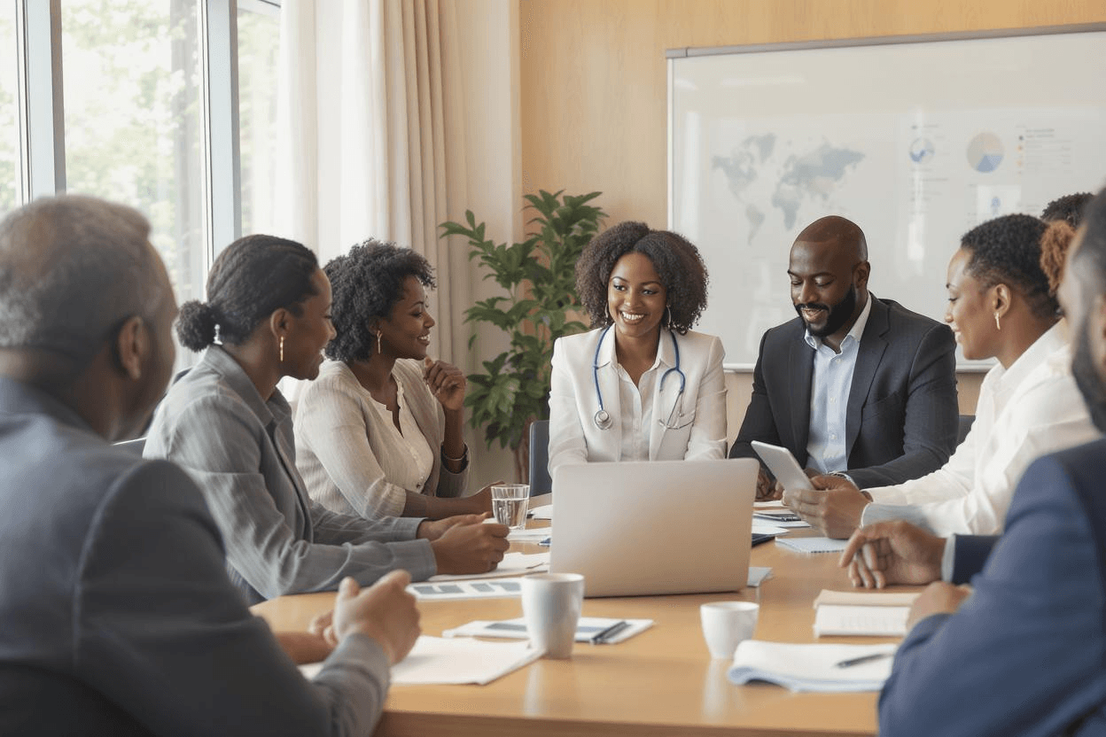 Healthcare background